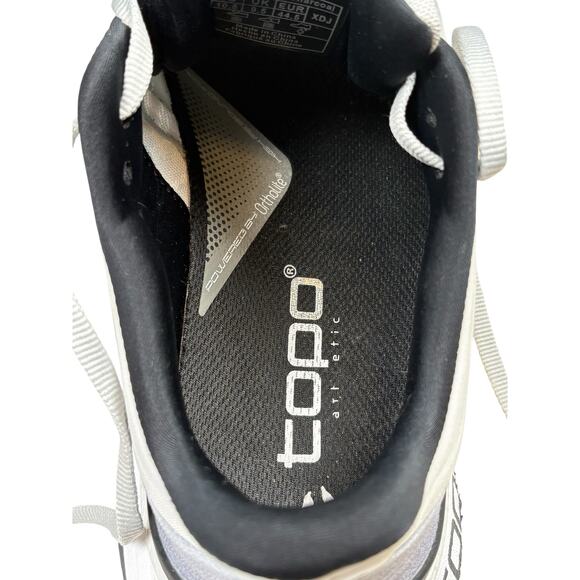 TOPO Athletic Aura Lace-up Running Shoes Men\'s 10 1/2 Light Gray Wide Toe Box main image 8